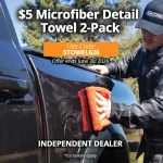2-pack of AMSOIL Microfiber Detailing Towels for $5