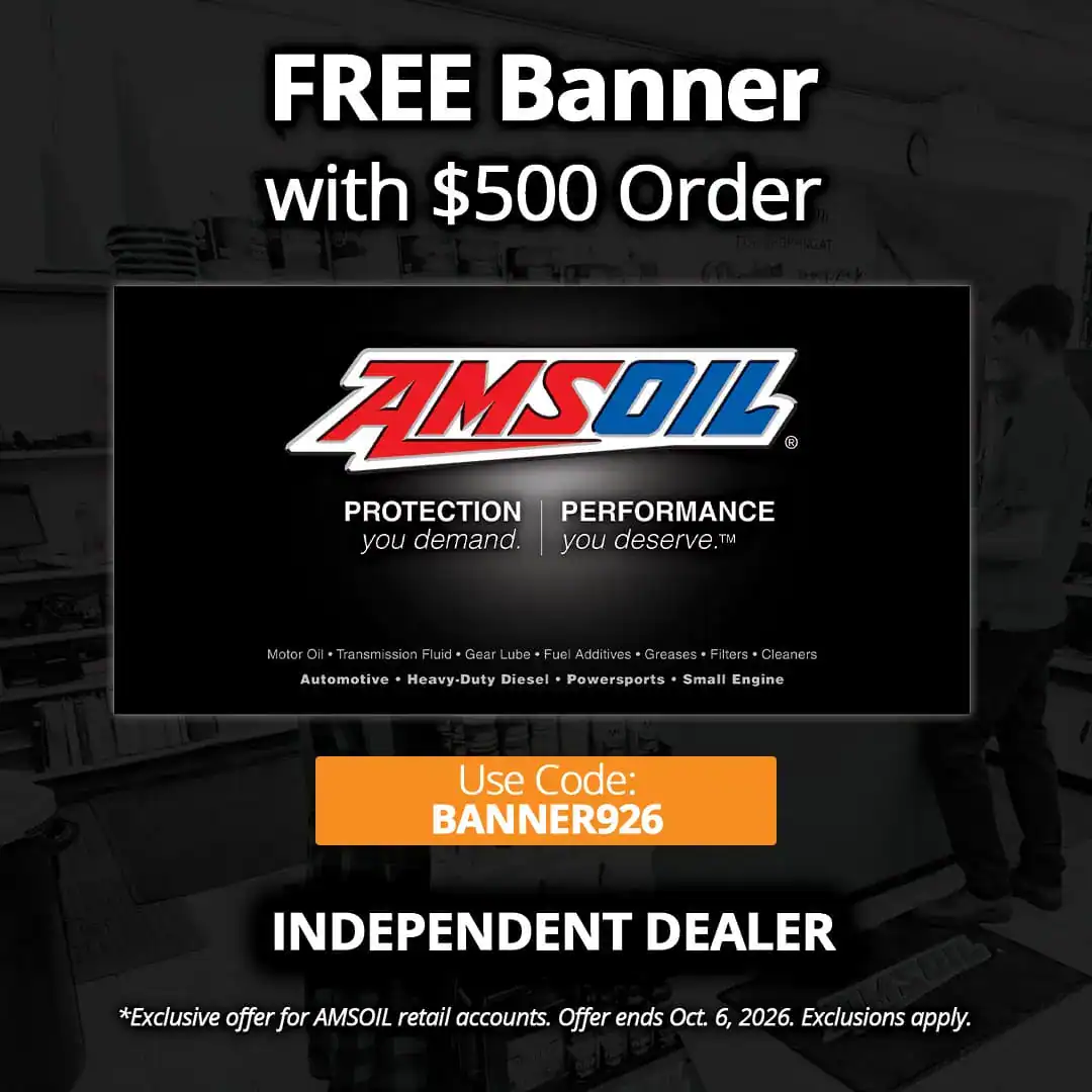 Free AMSOIL Plastic Funnel with Order of $75 or More